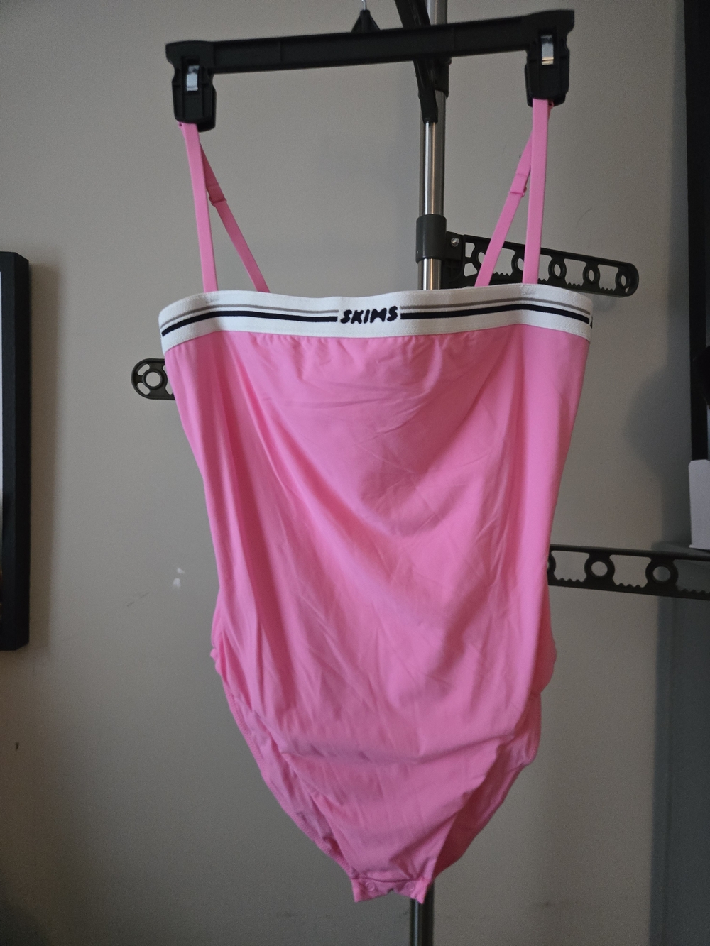 Skims Pink Strapless Bodysuit